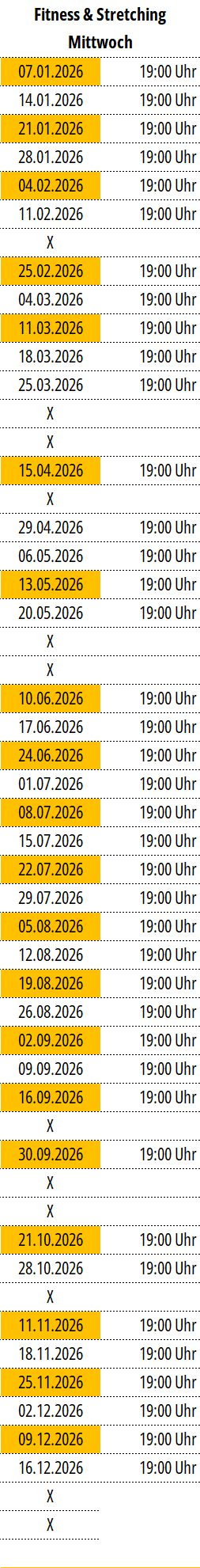 Fitness - Stand 11.05.2026