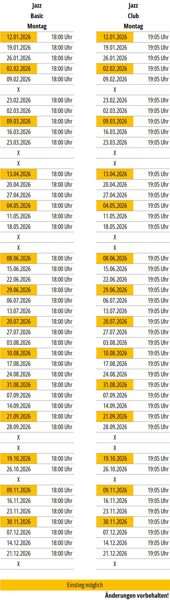 Jazz - Stand 11.05.2026