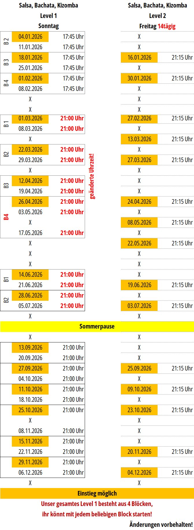 Salsa Bachata Kizomba - Stand 11.05.2026